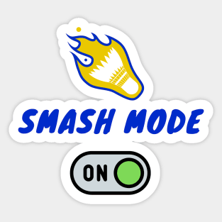 Badminton Smash Sticker